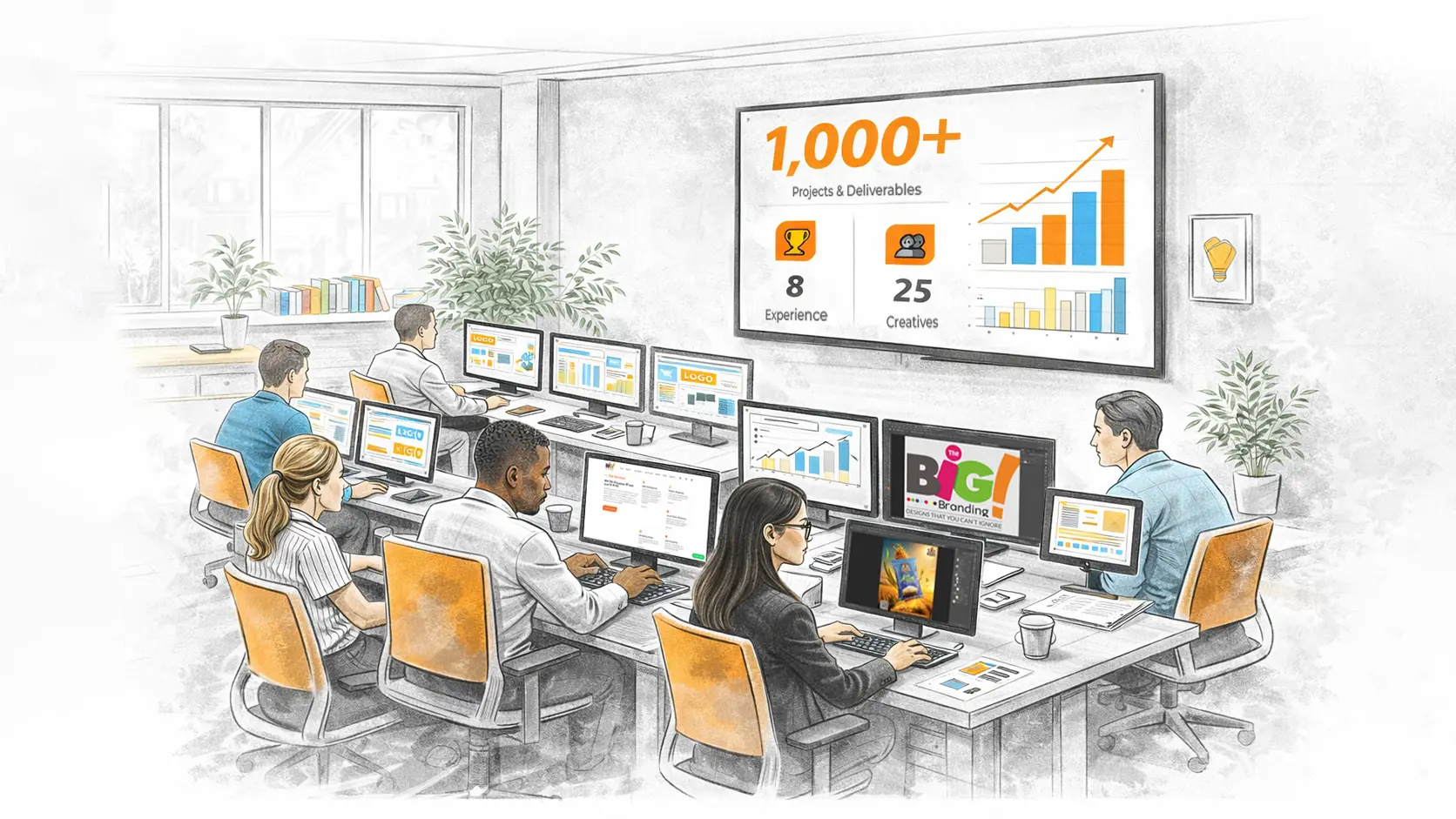 The Big Branding Media team and brand work